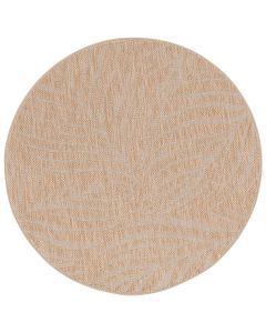 Buitenkleed Naturalis Ø160 cm - leaf sand