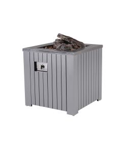 Cozy Living Faro gas vuurtafel 60x60 cm - licht grijs