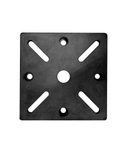 Adaptor parasolvoet plaat zwart