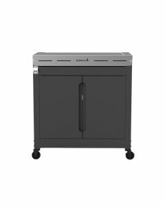 Barbecook Premium buddy voor gasbarbecue met werkblad uit rvs 84x46x90cm