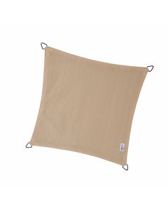 Nesling Coolfit schaduwdoek vierkant 5-0x5-0x5-0x5-0m - Gebroken Wit Polyester