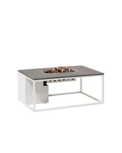 Cosiloft lounge vuurtafel 120 cm wit - grey top