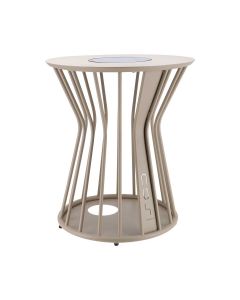 Cosilumia loungetafel met verlichting Ø 52 x 60 cm sandy beige