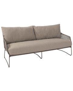 Moretti 3-zits loungebank - bruin
