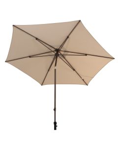 Azzurro stokparasol Ø300 cm beach solefin - Wenge frame