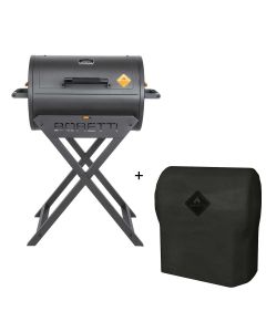 Boretti Fratello houtskoolbarbecue 2.0 met beschermhoes