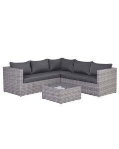 Lyon loungeset 4-delig - organic grey