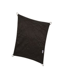 Coolfit schaduwdoek rechthoek 3.0x4.0m - Zwart