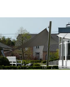 Dreamsail schaduwdoek driehoek 4x4x4 m waterproof - Grijs