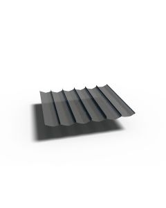 Harmonica schaduwdoek - breed 290 cm lang 500 cm - Antraciet