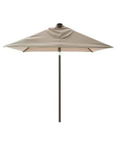 Triangle stokparasol 210x130 cm automatisch - ecru