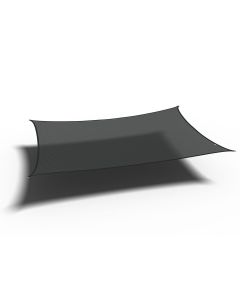 Coolfit schaduwdoek rechthoek 300 x 500 cm - zwart