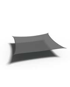 Coolfit schaduwdoek vierkant 500 x 500 cm - Antraciet