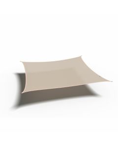 Coolfit schaduwdoek vierkant 500 x 500 cm - Gebroken Wit