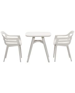 Sunny balkonset 3-delig - Hareno tuintafel 71x71 cm - zand