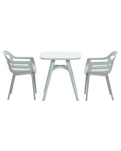 Sunny balkonset 3-delig - Hareno tuintafel 71x71 cm - olijf