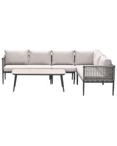 Burela loungeset 5-delig rechts - taupe