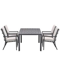 Senja tuinset 5-delig desert sand - Adana tuintafel 180x100 cm