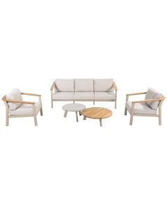 Olivia loungeset 5-delig - latte