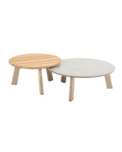 Emma loungetafels Ø65 en Ø80 cm - latte