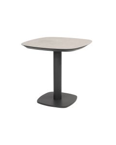 Manolo bistro tuintafel 75x75 cm keramiek - antraciet