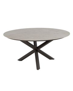 Prado tuintafel Ø160x75 cm- ceramic sabbia - terre