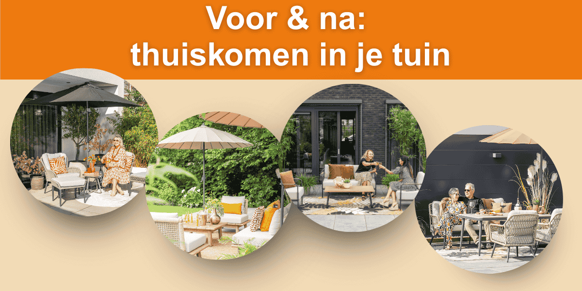 Voor & na: thuiskomen in je tuin!