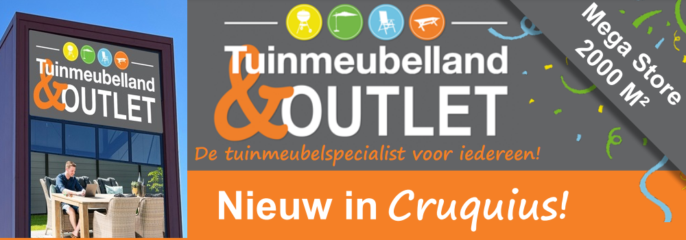 NIEUW, nu geopend: Tuinmeubelland Cruquius