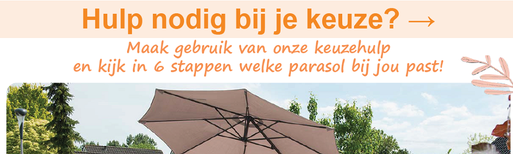 Nieuw: de parasol keuzehulp 