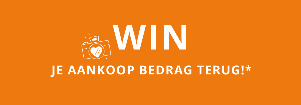 Win je aankoopbedrag terug!