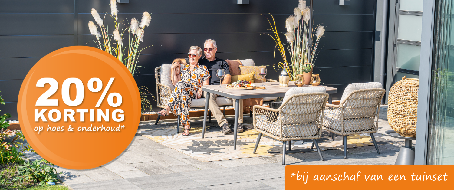 Exclusieve Winkelactie: tijdelijk 20% korting op hoezen en onderhoud!