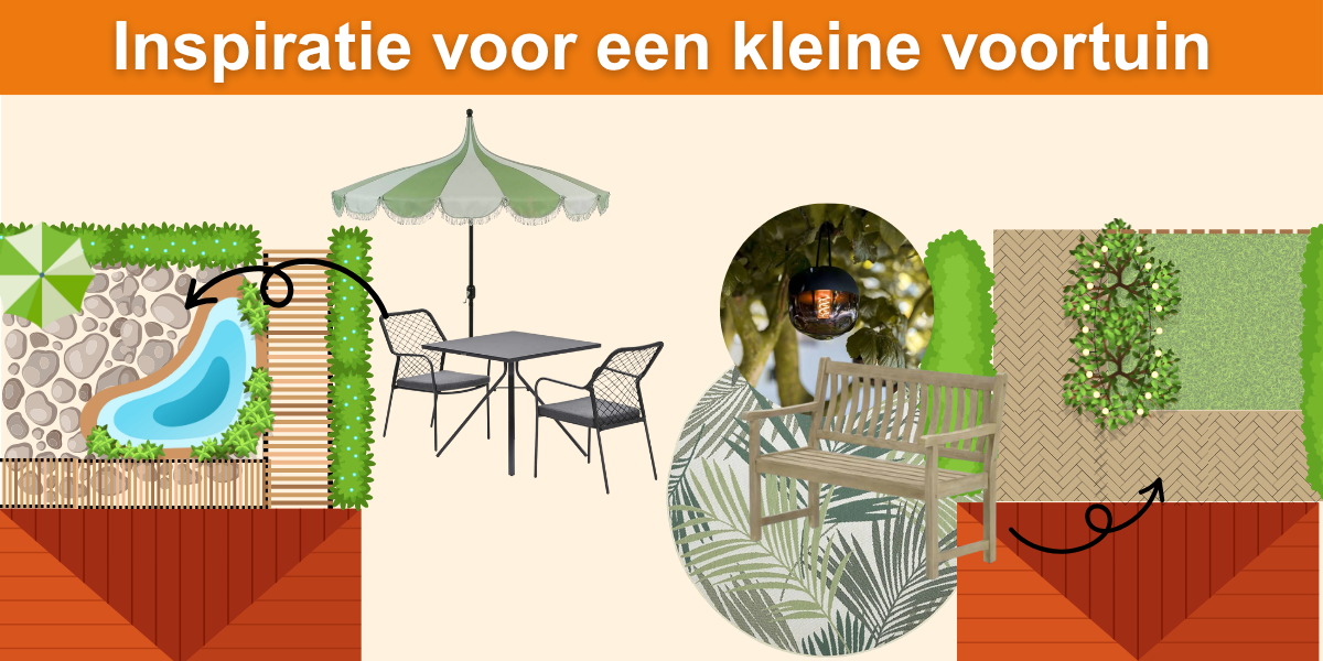 inspiratie voor een kleine voortuin