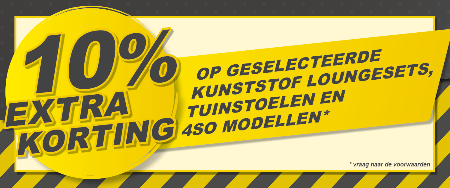 10 procent extra korting