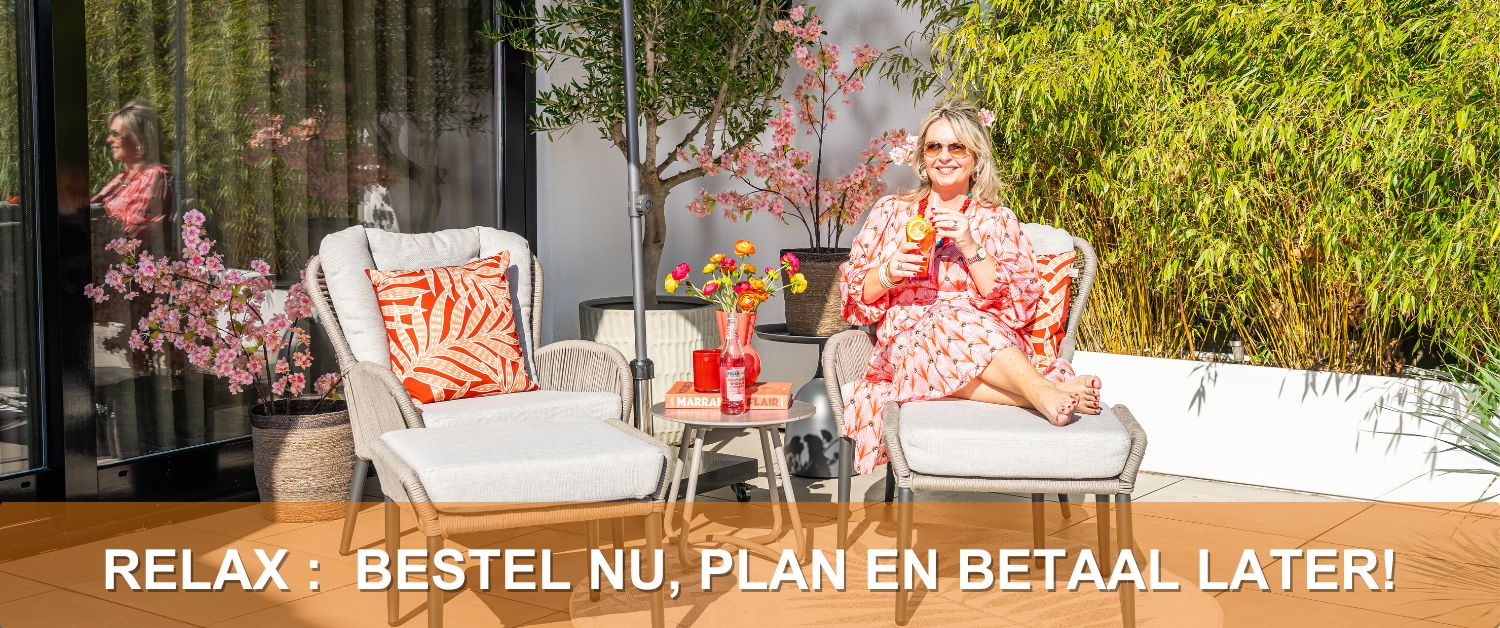 Relax! Bestel nu, plan en betaal later!